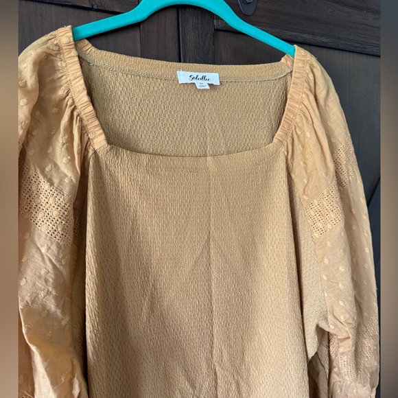 FALL Top 🍁 Gold Yellow Top 3X - Picture 6 of 6